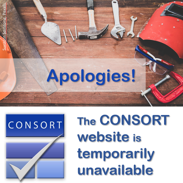 CONSORT website is temporarily unavailable